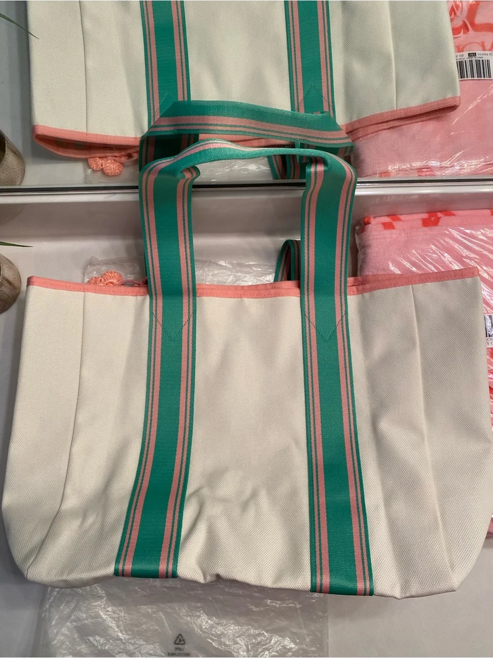 Victoria's Secret Floral Tote and Towel